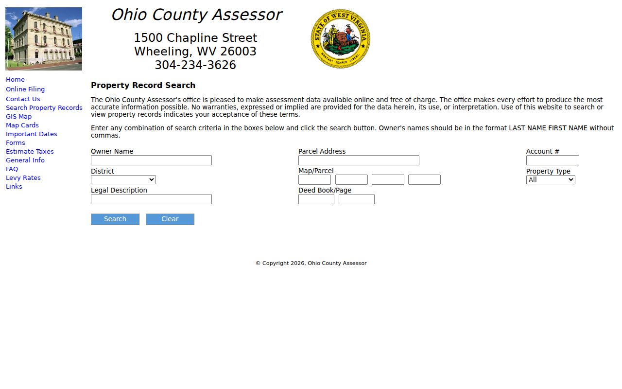Wheeling residents directory property search