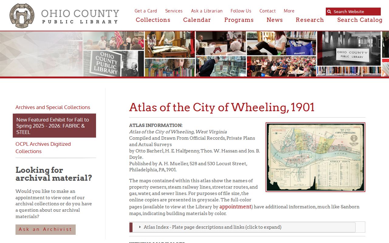 Wheeling city directory addresses compared with the 1901 atlas