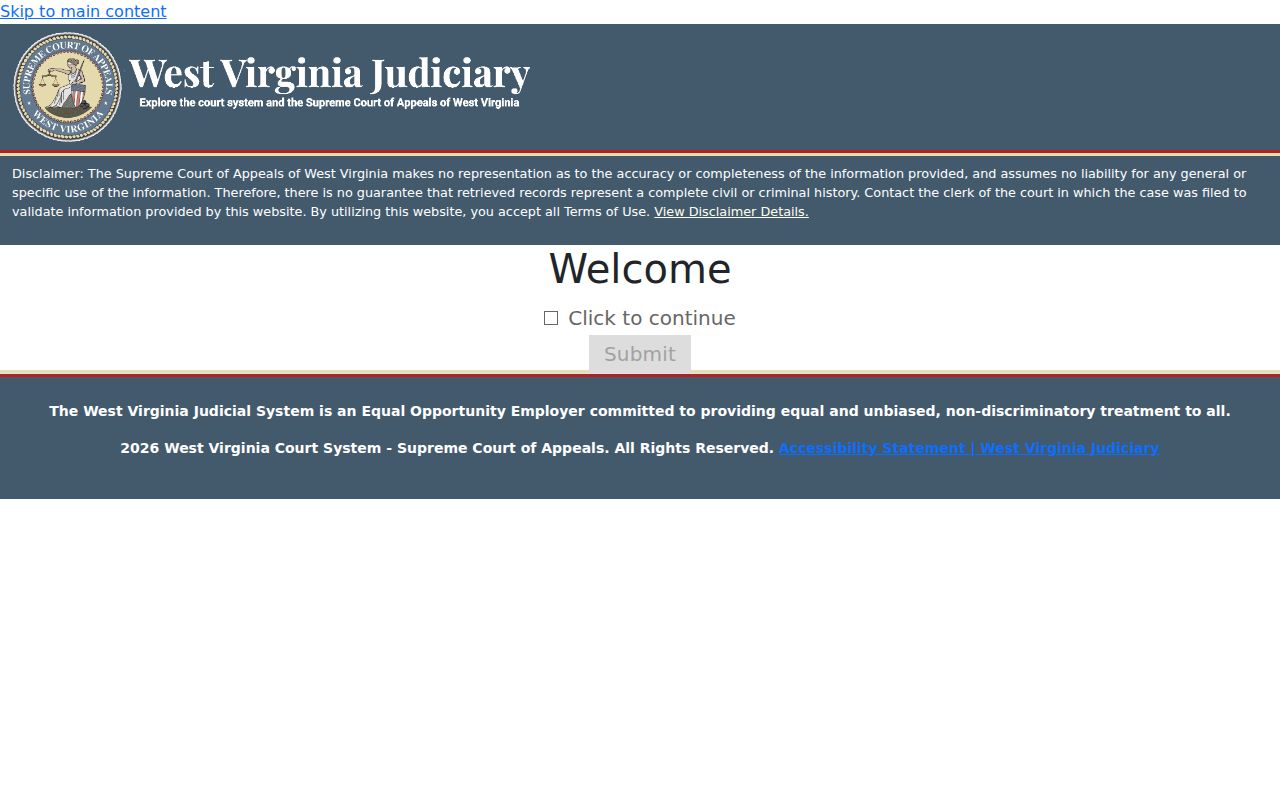 Wheeling resident lookup at West Virginia Magistrate Case Search